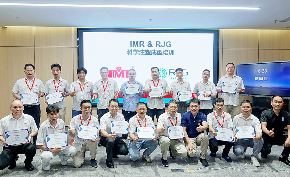 IMR and RJG successfully completed scientific injection molding training